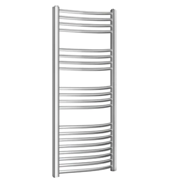 ATON 432-HKC120-C50 Radiatore termoarredo Kalura Cromato Curvo 1118mm x interasse 500mm x 550mm, Multicolore