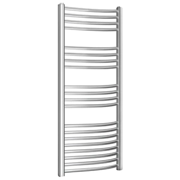 ATON 432-HKC180-C45 Radiatore termoarredo Kalura Cromato Curvo 1760mm x interasse 450mm x 500mm, Multicolore