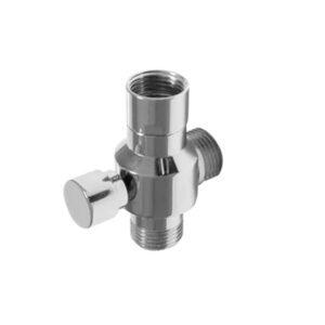Albertone SUPPORTO PER DOCCIA CON DEVIATORE FMM - Cromo 1/2x1/2x1/2