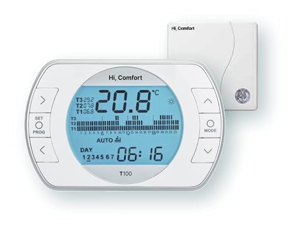 BERETTA HI COMFORT T100 WiFi CRONOTERMOSTATO Wi Fi NUOVO CONTROLLO REMOTO