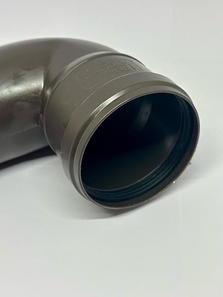 CURVA 93° OLIFLEX Diam. 80 TESTA DI MORO - RAL 8019 - immagine 3