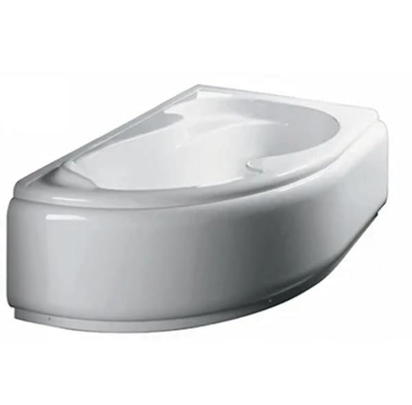 GUSCIO VASCA ANGOLARE MOD. GRAZIA CON PANNELLO cm 150x100 Destra