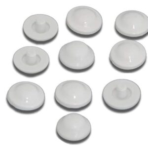 Ideal Standard - Multi Suites, Set gommini originali per sedile Conca, Paracolpi per copriwater, T202800, Bianco