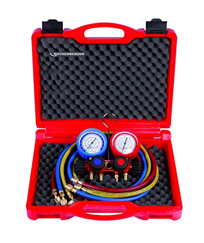 ROTHEMBERGER Kit gruppo manometrico Plus, 4 vie, R22, R407, R134 - immagine 3