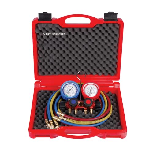 ROTHEMBERGER Gruppo manometrico a 4 vie II Plus, per R410A e R32 - immagine 3