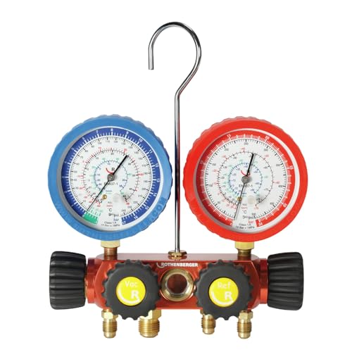 ROTHEMBERGER Gruppo manometrico a 4 vie II Plus, per R410A e R32 - immagine 2