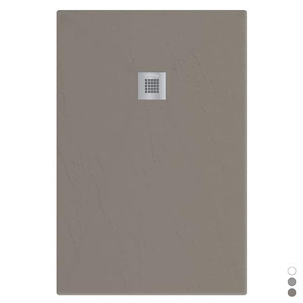 PIATTO DOCCIA MOD. ESTASI RETTANGOLARE Tortora - cm 90 x 120
