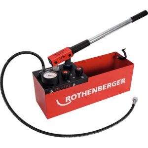 ROTHENBERGER RP 50 Pompa di prova della pressione dell'acqua digitale, 0°-50° C, temperatura di lavoro, 0-30 bar, campo di prova | 100004000 | Pompa per pressione dell'acqua, tecnologia di prova, test