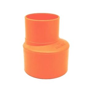 Riduzioni in PVC rosso 80x40mm per tubi di scarico