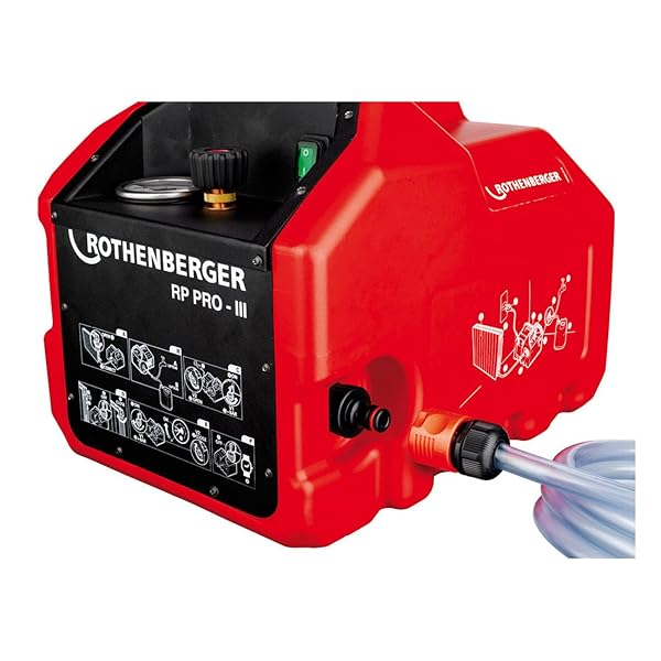 Rothenberger Pompa di prova per tubo dell'acqua, RP Pro III, elettrica 61185 - immagine 4