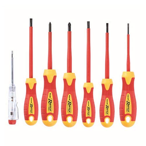 SET DI 7 CACCIAVITI DA ELETTRICISTA 2,5-4 - 5,5-6,5 - PH1 PH2