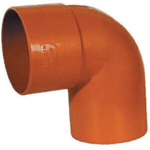 Without Brand / Generic Curve 87° in PVC 160mm per Tubi di Scarico