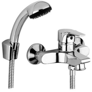 Zucchetti Miscelatore MONOCOMANDO VASCA CON DUPLEX SERIE FLAT Rubinetto CROMATO